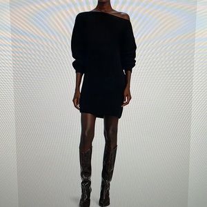 Intermix Jackie Wool-Cashmere Sweater Dress